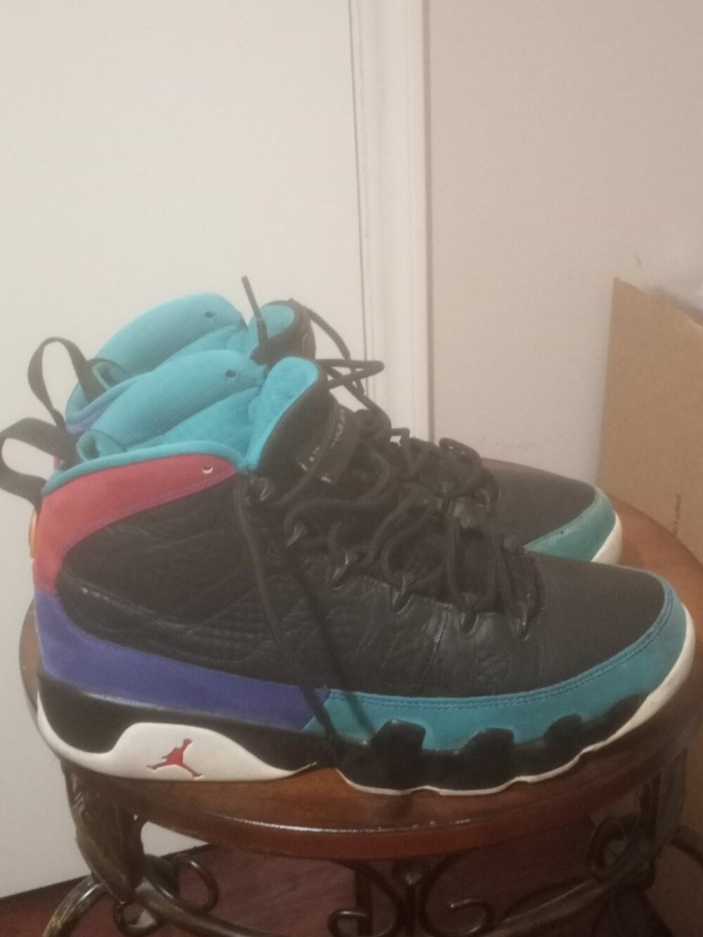 Nike Air Jordan 9 Retro Dream It Do It Black Green Red Mens 10 302370-065 2018